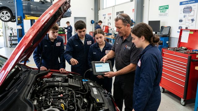 Operatore alla Riparazione di Veicoli a Motore